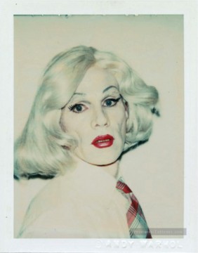  drag Pintura - Autorretrato en Drag 2 Andy Warhol